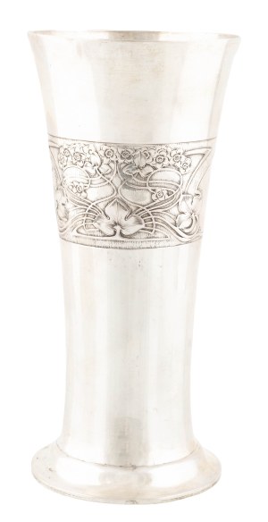 Art Nouveau vase, Germany, Berlin, Friedländer Brothers, circa 1905.