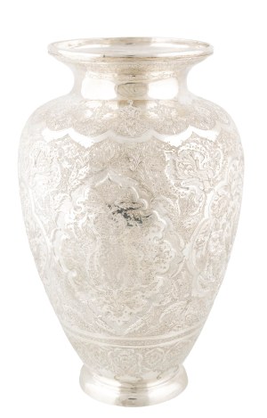 Flower vase, Persia/Iran, mid-20th century.