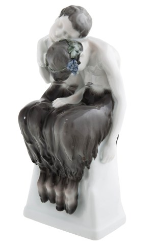 Figurine - Sleeping Fauns, Rosenthal, circa 1920.