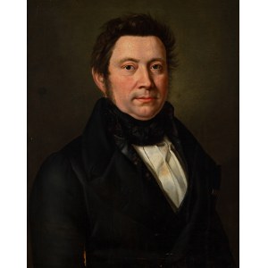 Artysta Nieznany (XIX w.), Portret biedermeierowski