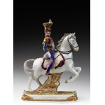 "Joseph Poniatowski on horseback".