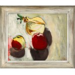 Grzegorz Bednarski (b. 1954), Two apples and an onion.