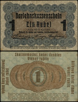 Poland, 1 ruble, 17.04.1916, Poznań