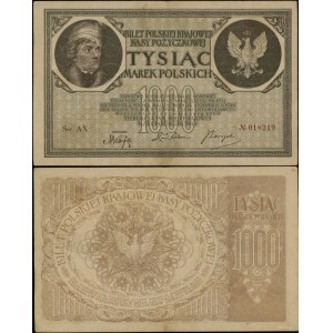Polska, 1.000 marek polskich, 17.05.1919