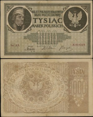 Poland, 1,000 Polish marks, 17.05.1919