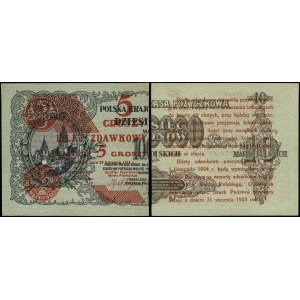 Polska, bilet zdawkowy - 5 groszy, 28.04.1924