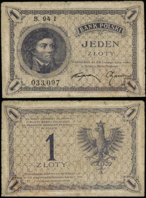 Poland, 1 zloty, 28.02.1919