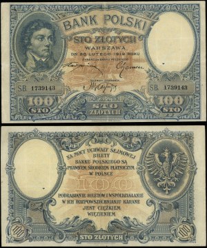 Poland, 100 zloty, 28.02.1919