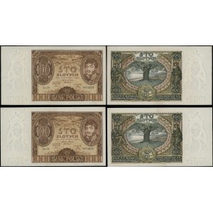 Poland, set: 2 x 100 zloty, 9.11.1934