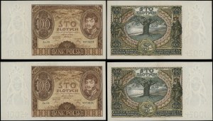 Poland, set: 2 x 100 zloty, 9.11.1934