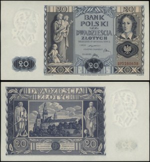 Poland, 20 zloty, 11.11.1936