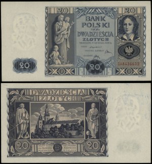 Poland, 20 zloty, 11.11.1936