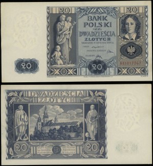 Poland, 20 zloty, 11.11.1936