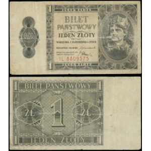 Polska, 1 złoty, 1.10.1938