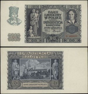 Poland, 20 zloty, 1.03.1940