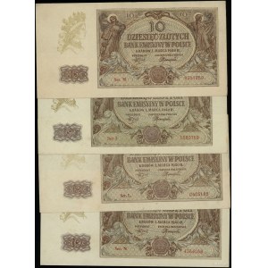 Polska, zestaw 11 banknotów, 1.03.1940