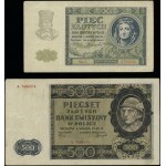 Polska, zestaw 11 banknotów, 1.03.1940