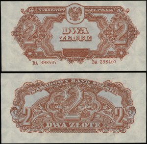 Poland, 2 zloty, 1944