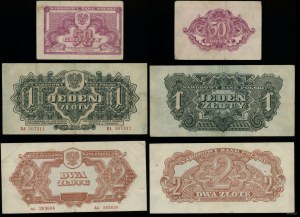 Poland, set of 6 banknotes (in the OBVIOUS clause), 1944