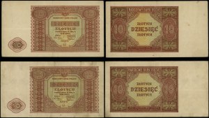 Poland, set: 2 x 10 gold, 15.05.1946