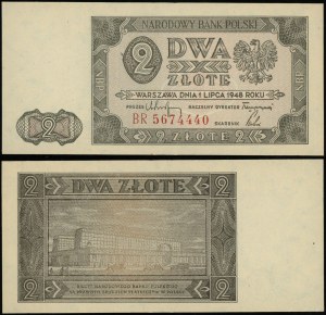 Poland, 2 zloty, 1.07.1948