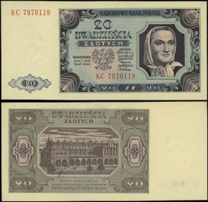 Poland, 20 zloty, 1.07.1948