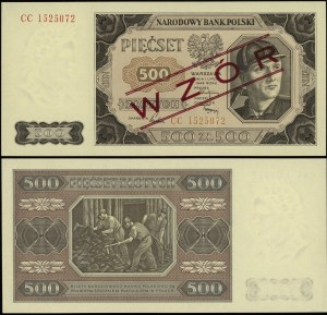 Poland, 500 zloty, 1.07.1948