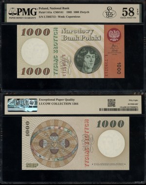 Poland, 1,000 zloty, 29.10.1965