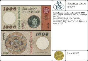 Poland, 1,000 zloty, 29.10.1965