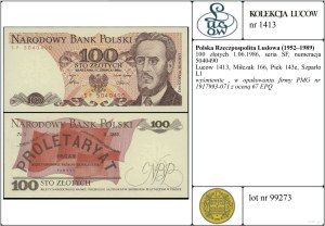 Poland, 100 zloty, 1.06.1986