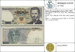 Poland, 200 zloty, 25.05.1976
