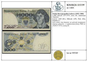 Poland, 1,000 zloty, 2.07.1975