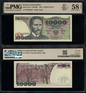 Poland, 10,000 zloty, 1.02.1987