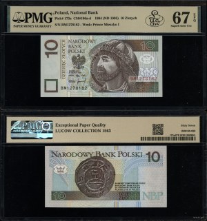 Poland, 10 zloty, 25.03.1994