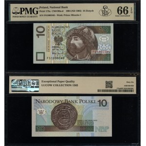 Polska, 10 złotych, 25.03.1994