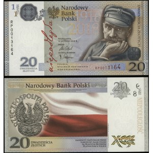 Polska, 20 złotych, 13.02.2018