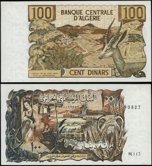 Algeria, 100 dinars, 1.11.1970
