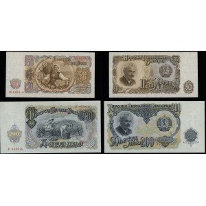 Bułgaria, zestaw: 50 i 200 lewa, 1951