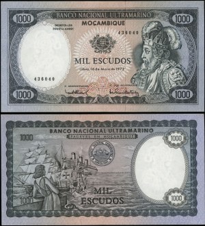 Mozambique, 1,000 escudos, 16.05.1972