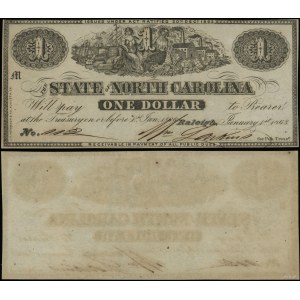 Stany Zjednoczone Ameryki (USA), 1 dolar, 1.01.1863