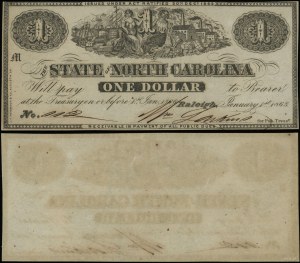 United States of America (USA), 1 dollar, 1.01.1863