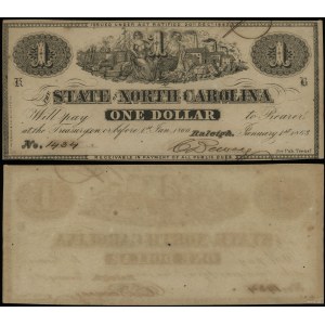 Stany Zjednoczone Ameryki (USA), 1 dolar, 1.01.1863