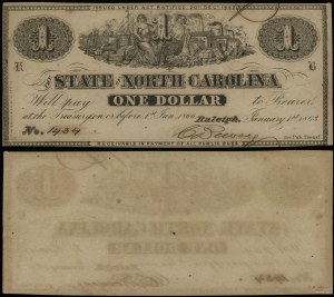 United States of America (USA), 1 dollar, 1.01.1863