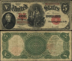 United States of America (USA), $5, 1907