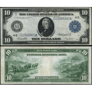 Stany Zjednoczone Ameryki (USA), 10 dolarów, 1914
