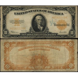 Stany Zjednoczone Ameryki (USA), 10 dolarów w złocie, 1922
