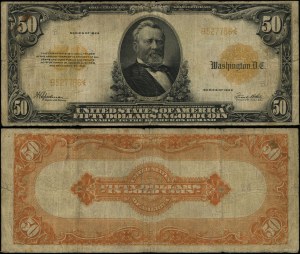 United States of America (USA), $50 in gold, 1922