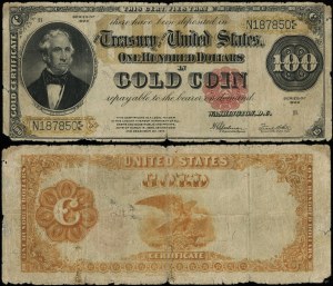 United States of America (USA), $100 in gold, 1922