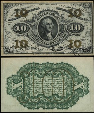 United States of America (USA), 10 cents, 3.03.1863