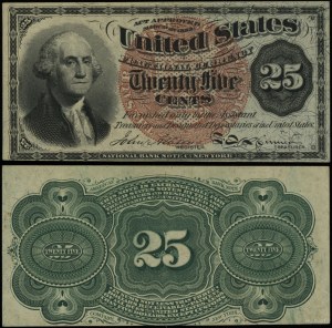 United States of America (USA), 25 cents, 3.03.1863